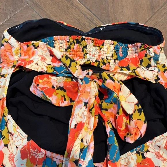 Free People Strapless Floral Maxi Dress Size Small - Picture 8 of 13